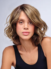 10" Au Natural Waves Topper | Synthetic Hair Hair Topper (Mono Part)
