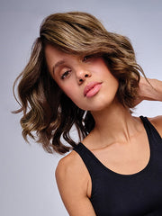 10" Au Natural Waves Topper | Synthetic Hair Hair Topper (Mono Part)