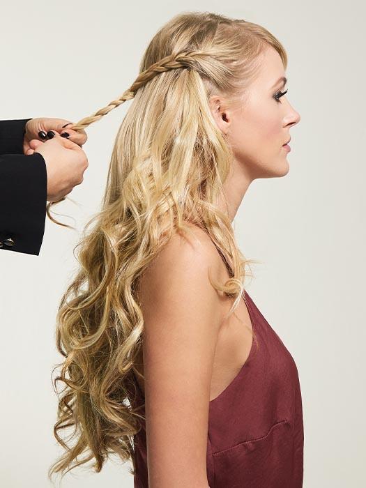 20" Invisible HF Synthetic Hair Extensions (1 Piece) | Halo