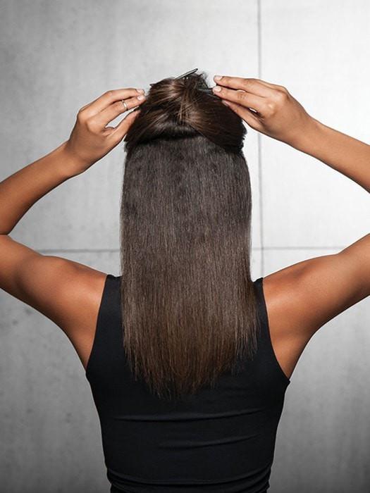 18" Human Hair Highlight Extension (1 Piece) | Clip In