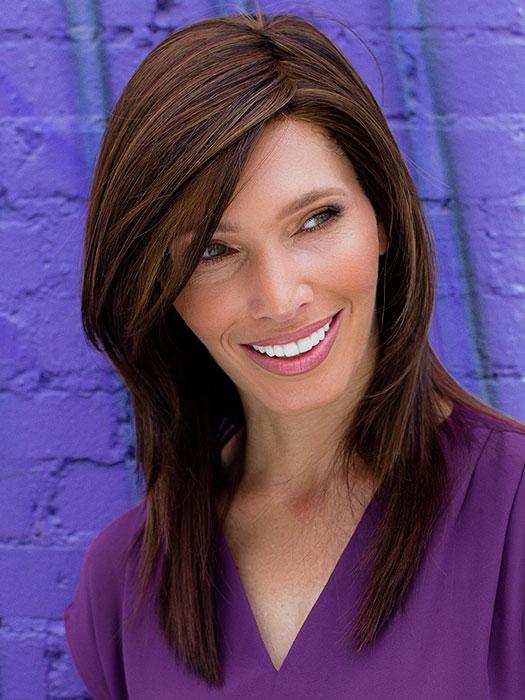 Ava | Lace Front Human Hair/ Synthetic Blend Wig