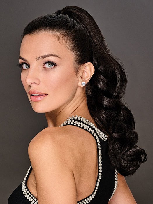 21" Soft Curls Claw Clip | Synthetic Ponytail