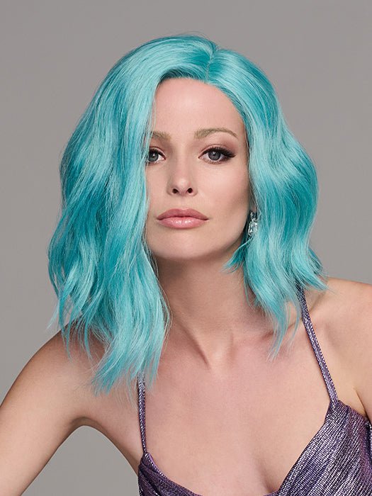 Blue Babe | Synthetic Lace Front Wig (Mono Part)
