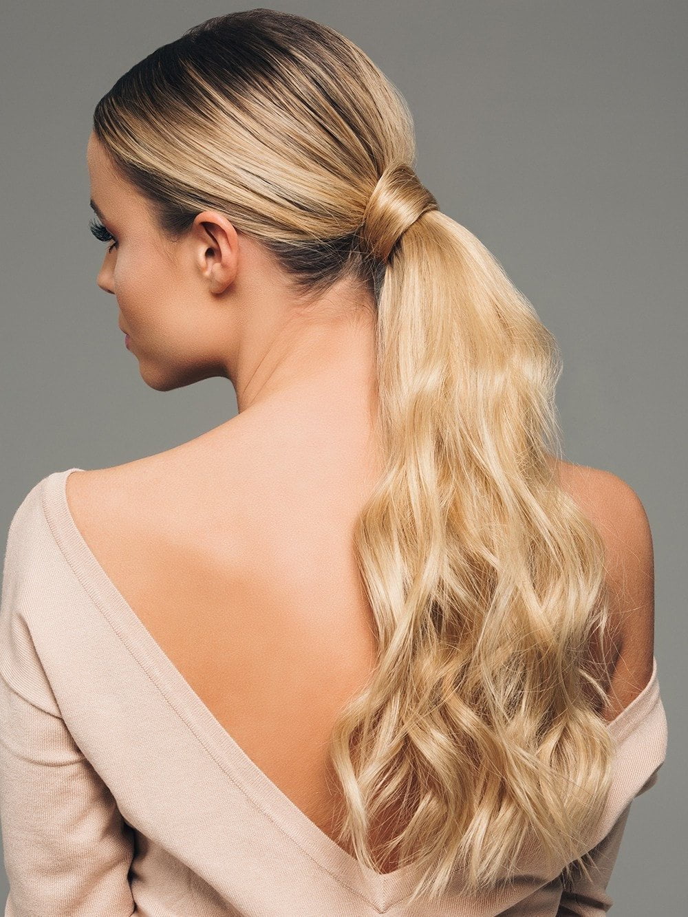 16" Human Hair Pony (1 Piece) | Wrap-Around Ponytail
