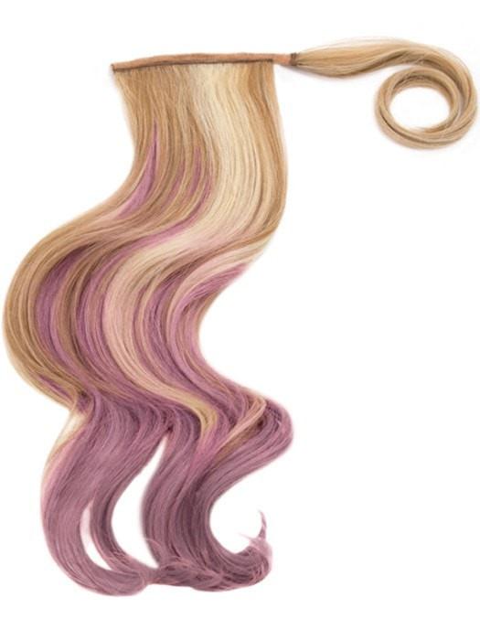 23" Color Splash Pony | HF Synthetic Ponytail (Wrap-Around)