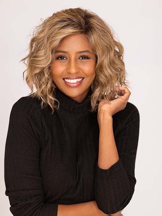 Beaming Beauty | Synthetic Lace Front Wig (Mono Part)