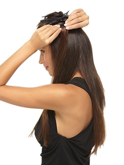 18" Wavy HF Synthetic Hair Extensions Kit (8 Piece)