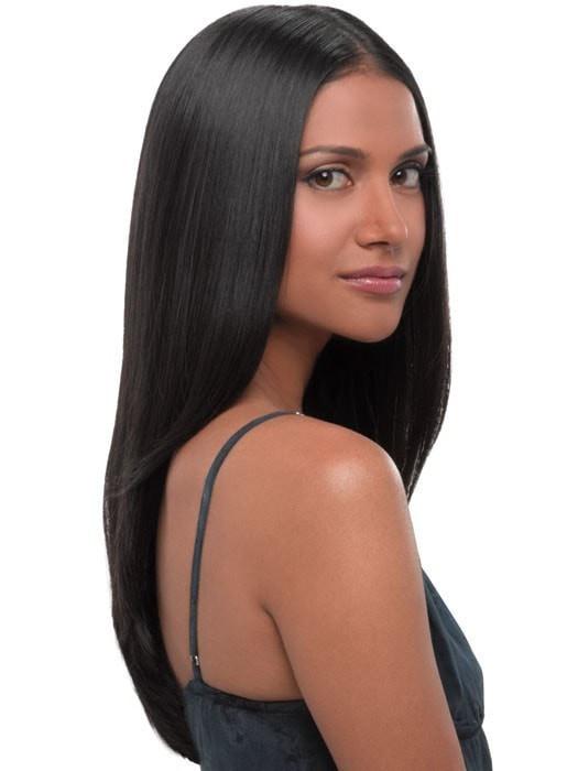 22" Straight HF Synthetic Hair Extension (1 Piece) | Clip In