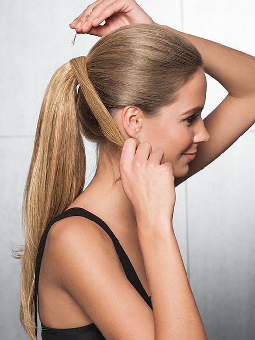 18" Simply Straight Pony | Synthetic Ponytail (Wrap-Around)