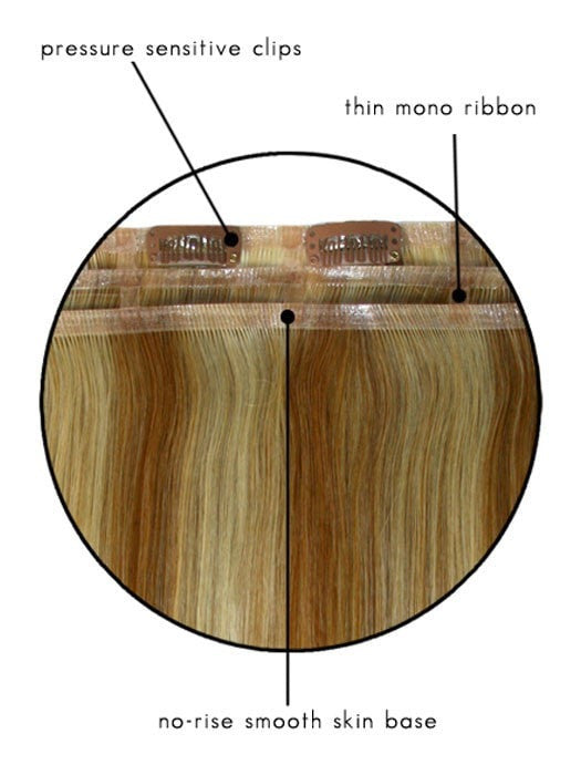 20" Wavy easiXtend (HD) Heat Defiant Clip In Extensions (5pcs) | Discontinued