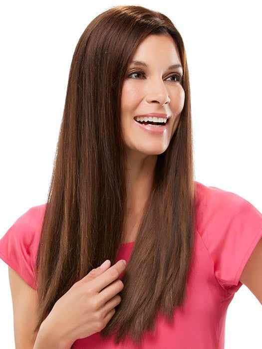 18" Top Form Exclusive Colors | Remy Human Hair Topper (Full Mono)